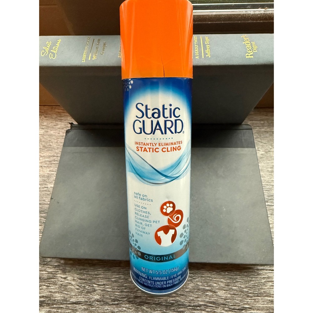 Static Guard Original Instant Static Cling Eliminator‎ Spray 5.5oz Aerosol